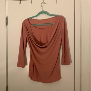 Salmon Color Work Top